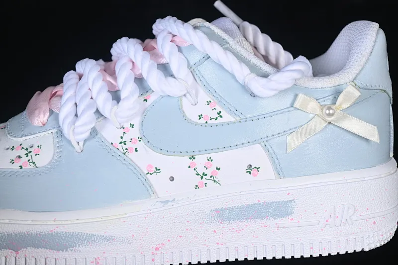 All Categories Nk Air Force 1 Air Force Series Nk Air Force 1 Low Air Force Low Pale Nike Air Force 1'07 Low Pale "Cherry Mist Whisper" Hand-painted Graffiti Asakura Mist Words Air Force One Low-top Casual Shoes DH2920-121